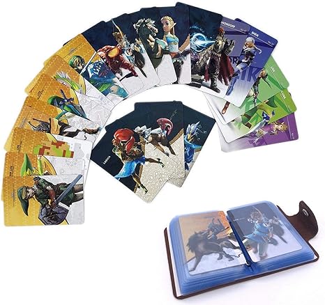 Xberstar 22 全套nfc Pvc 游戏标签卡带支架包适用于任天堂交换机wii U 的塞尔达 布雷塔breath Of The Wild Wolf Link 游戏 娱乐 亚马逊中国