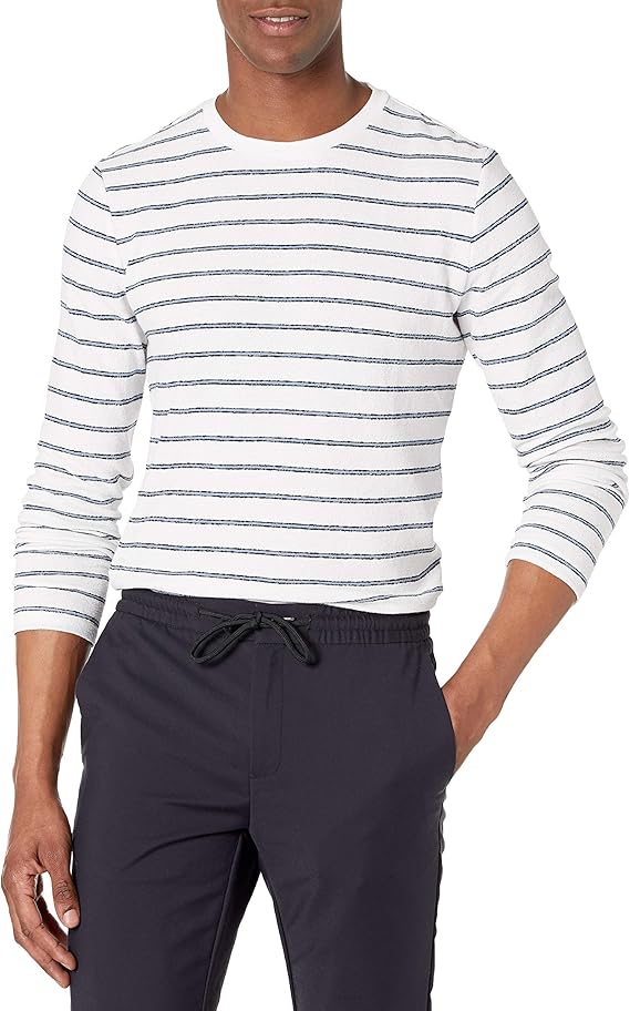 club monaco 男式短袖华夫格 t 恤