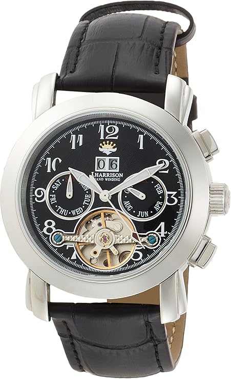 jharrison自动上弦男士手表jh044hbb黑色jh044hbb男士