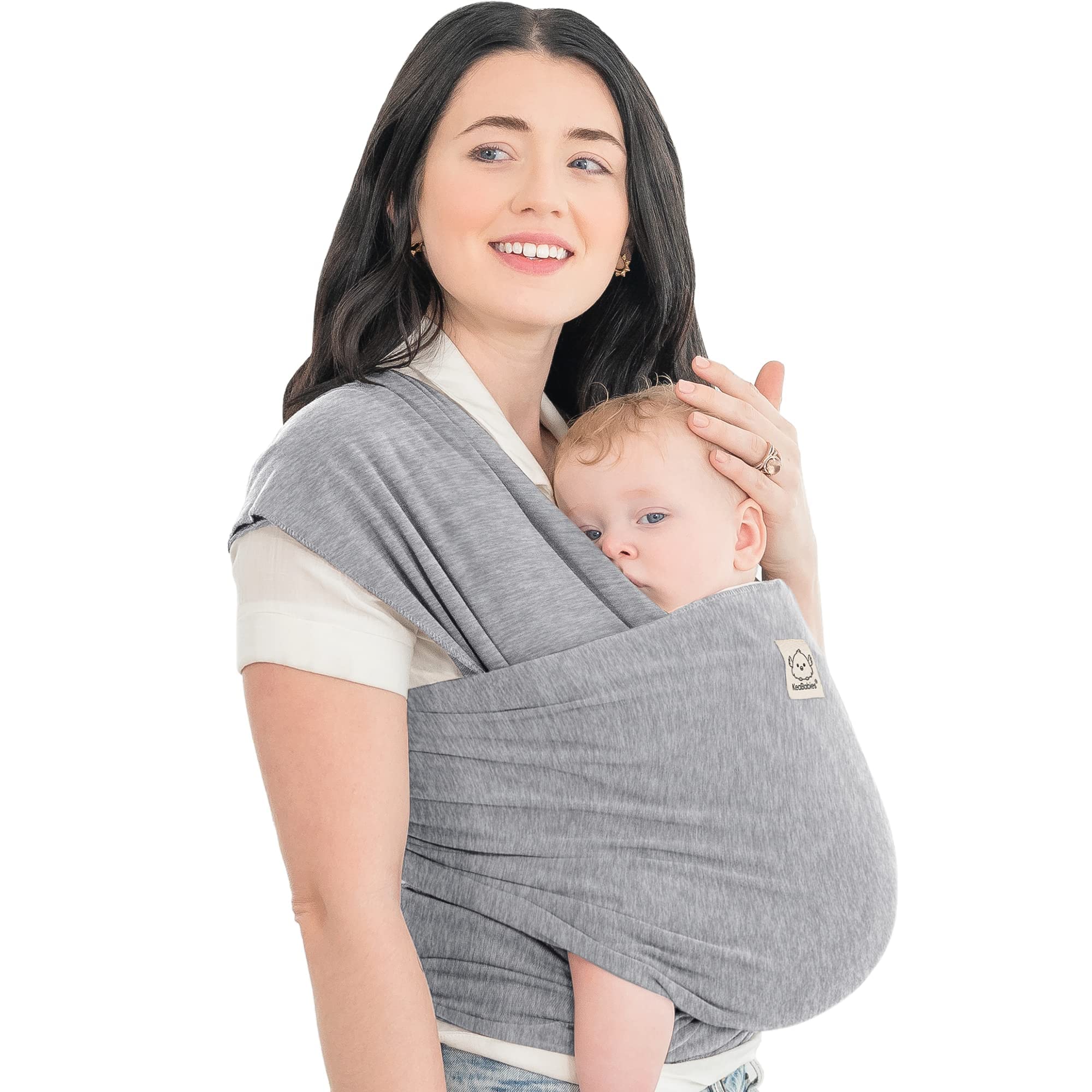 KeaBabies baby carrier, equal size, color, gray