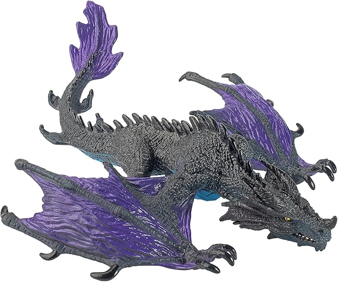 7.87 x 7.08 x 3.15 英寸逼真的龙雕像塑料飞龙模型家居装饰用