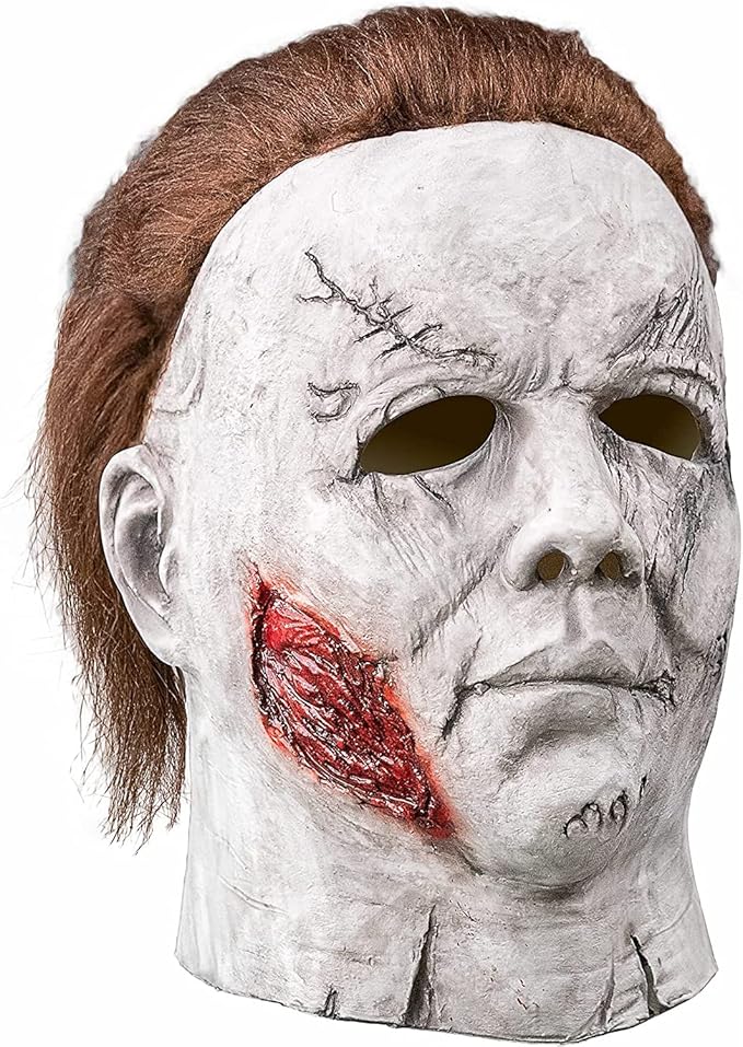 michael myers 面具恐怖万圣节 michael myers 可怕角色扮演面具全头