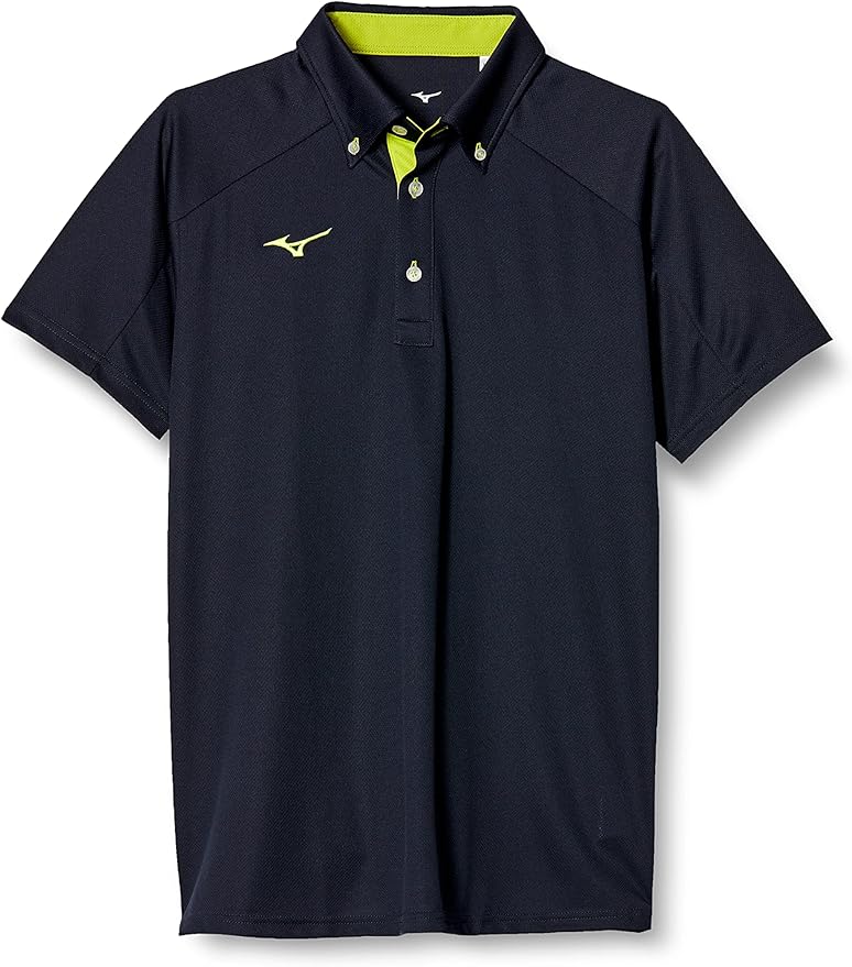 [mizuno 美津浓] 训练服 polo衫(纽扣) 短袖 标准 吸汗速干 32ma9180