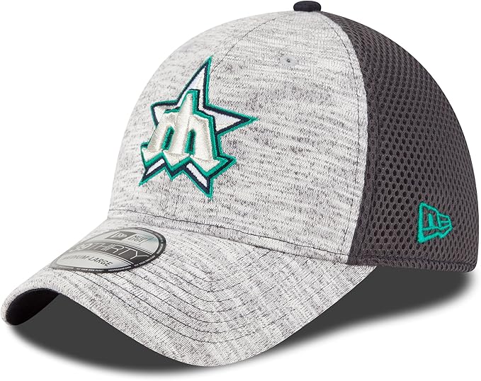 new era mlb 西雅图水手队 39thirty 可调式棒球帽