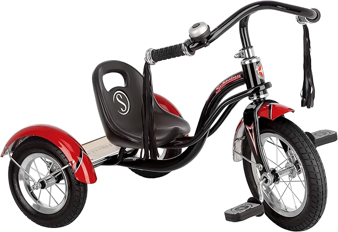 schwinn roadster tricycle,12 英寸车轮尺寸,trike 儿童自行车 黑色