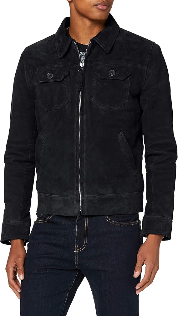 schott nyc 男式皮夹克