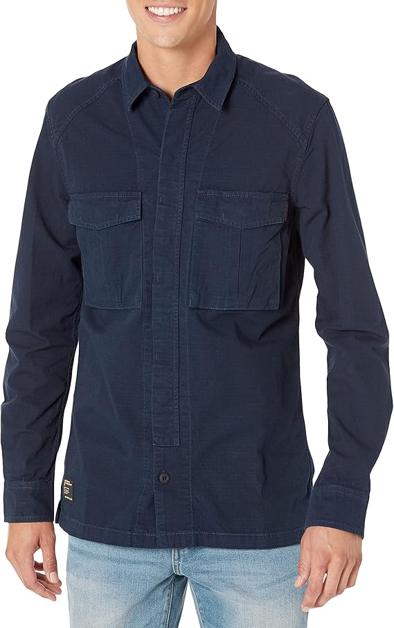 superdry 男士复古军装衬衫