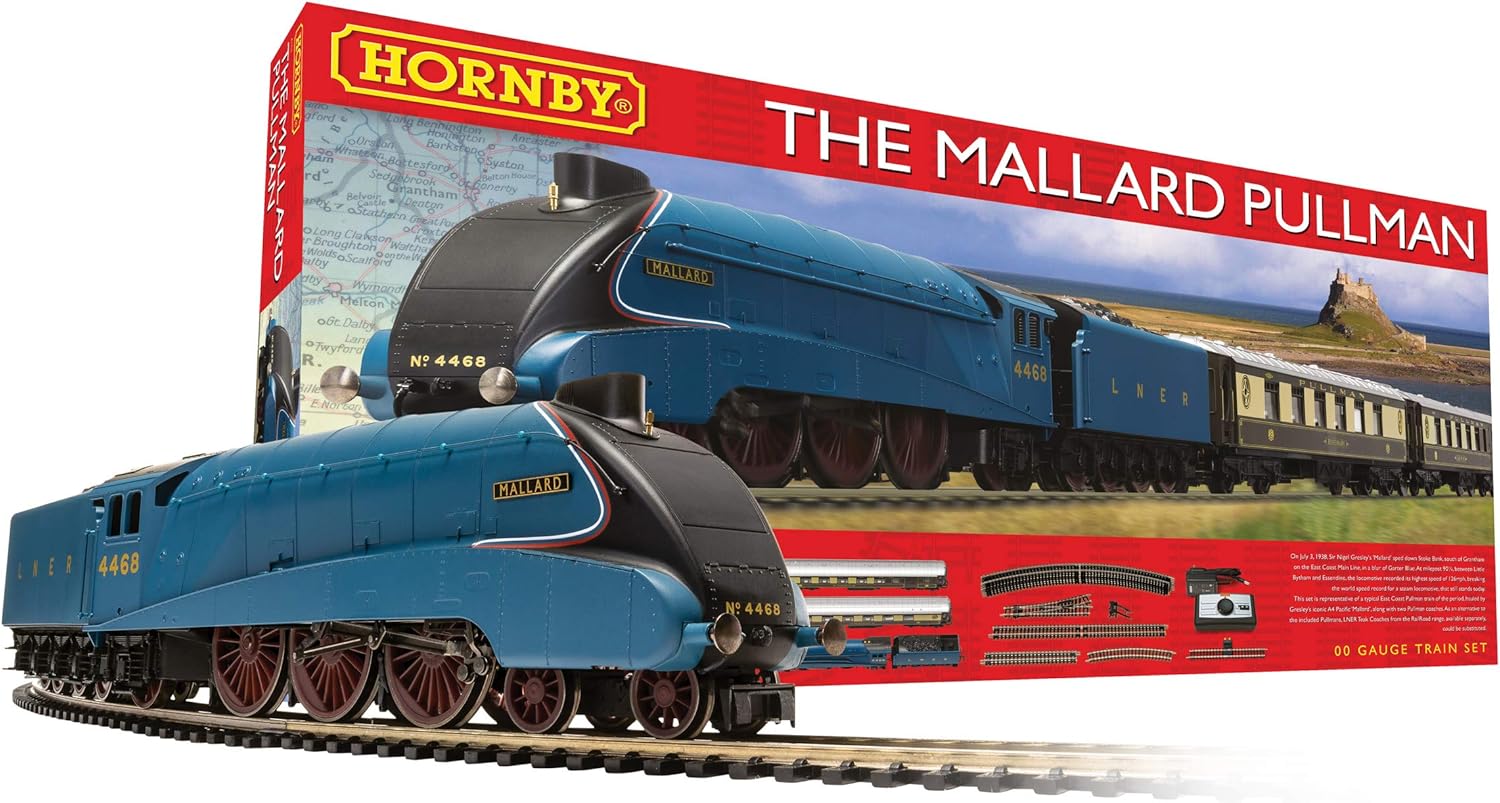 hornby r1202 mallard pullman 火车套装,蓝色