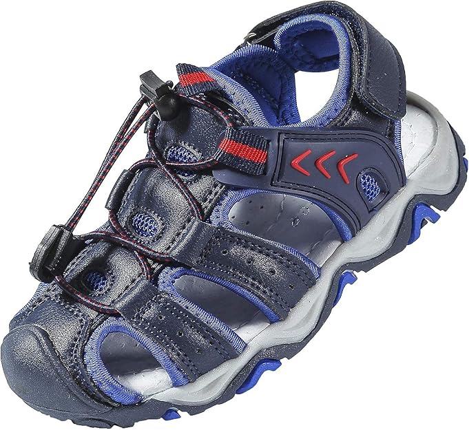 gt goertek 男孩女孩凉鞋儿童夏季户外运动凉鞋闭趾涉水鞋适用于远足