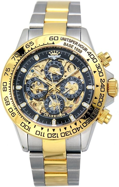 [约翰哈里森] 手表 jh-003gb 金色 : 亚马逊中国: 钟表