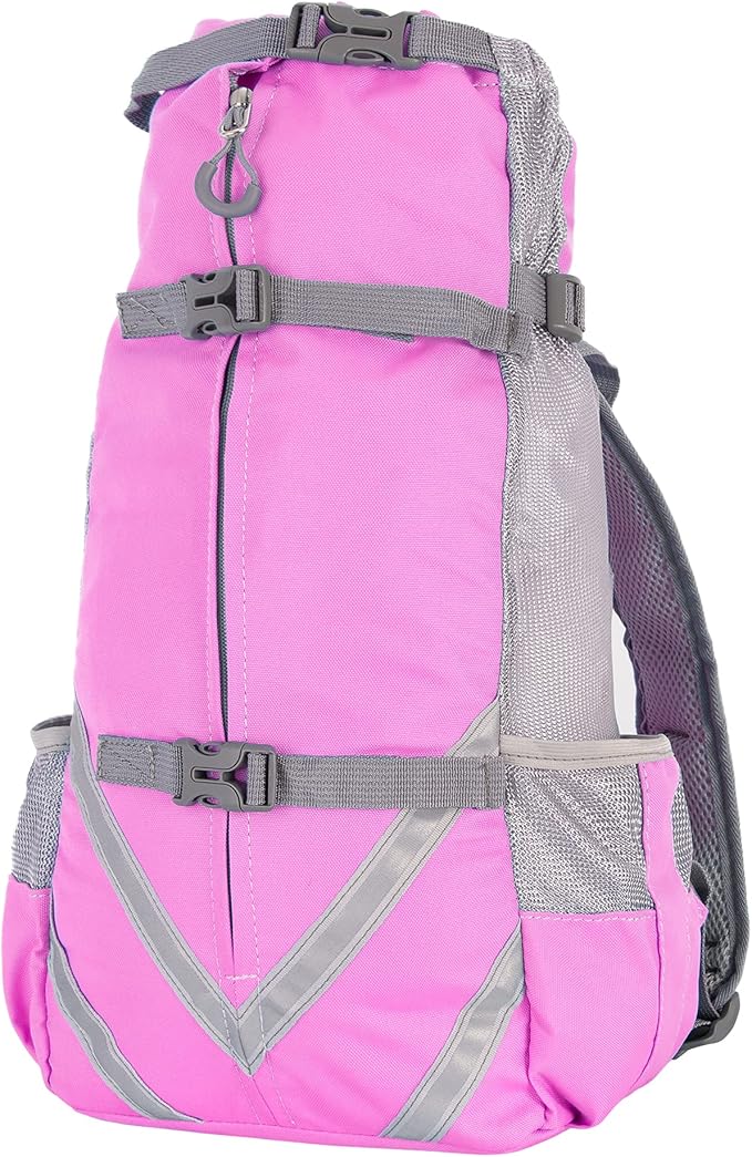 pop duck 宠物背带背包可调节狗狗背带背包,适用于小型犬和中度犬户外