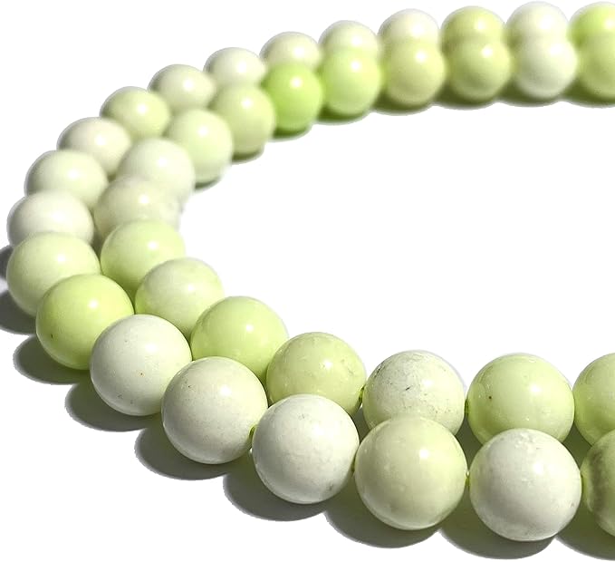 [abcgems] 西澳大利亚柠檬金玉石(g色- 摩氏硬度 7)8mm 光滑圆形天然