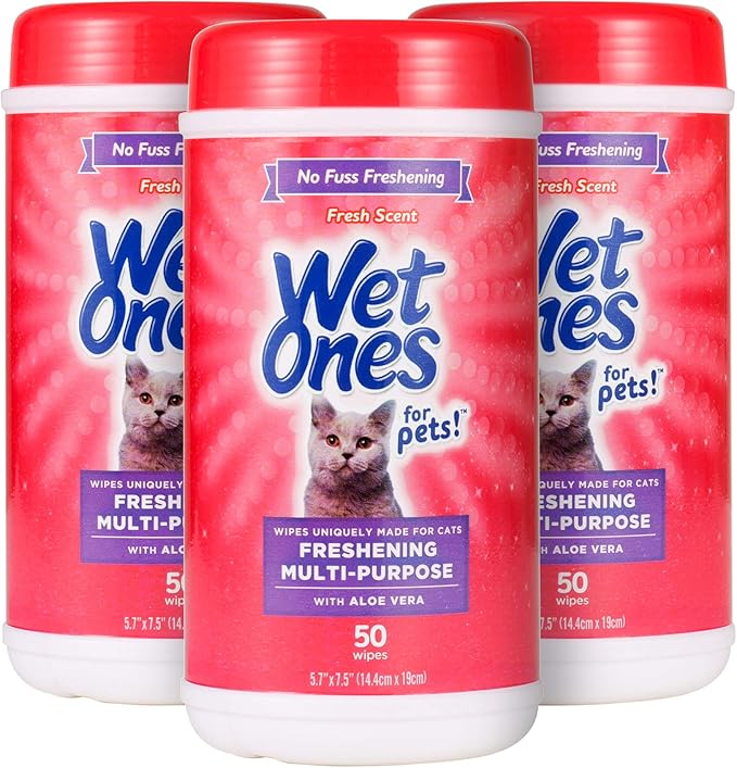 wet ones for pets freshening multipurpose wipes for cats with