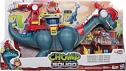 Playskool E02 英雄chomp Squad 火焰龙和火花mckenzie 玩具 亚马逊中国
