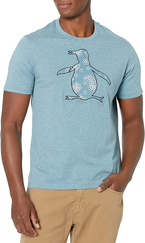 original penguin 男式 paisley pete 短袖 t 恤