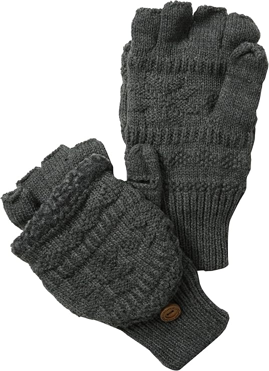 muk luks 男士翻转手套- 灰色童话鞋