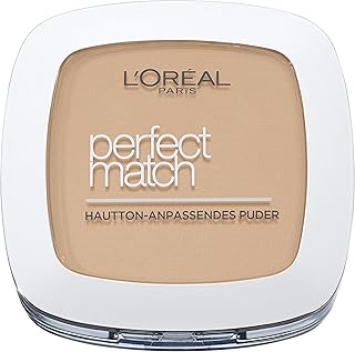 loreal paris 巴黎欧莱雅 粉饼,spf 8 哑光粉饼,包含镜子和粉扑,完美