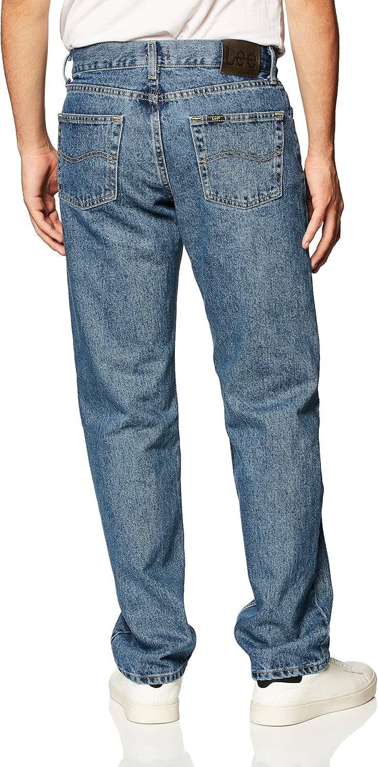 lee 男士 常规版型直筒牛仔裤 【lee】 服饰箱包 - 亚马逊中国
