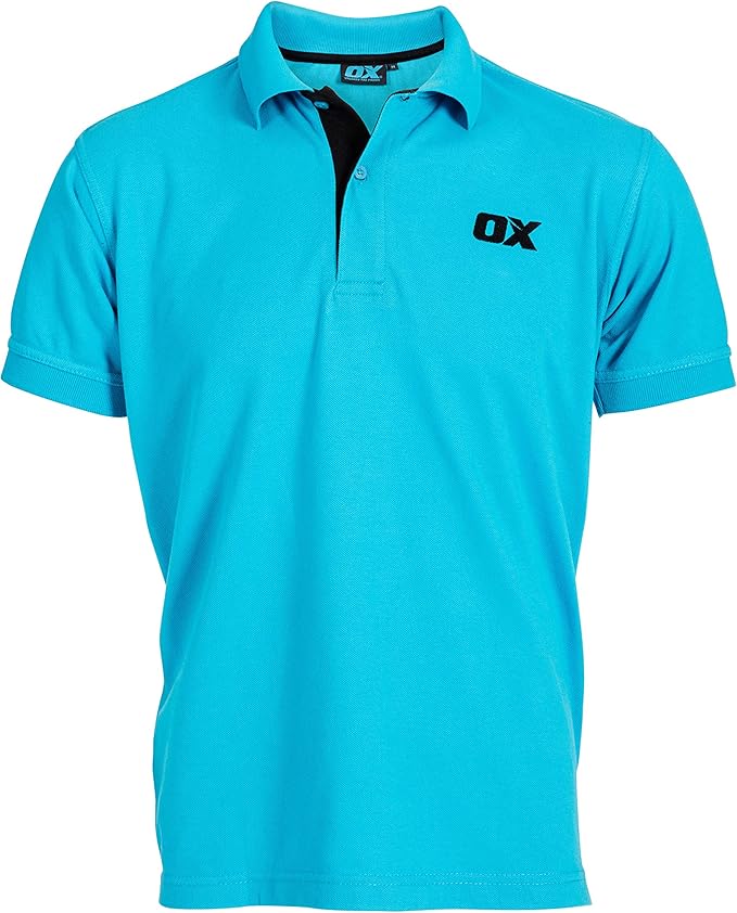 ox polo 衫 ox poloshirt - m - blue