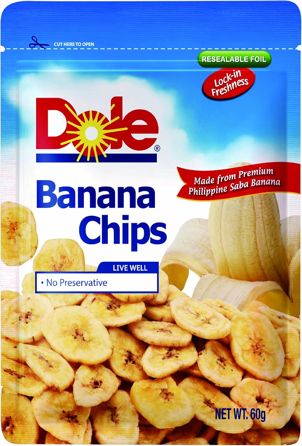dole都乐香蕉干60g(菲律宾进口)(新老包装更替,随机发货)