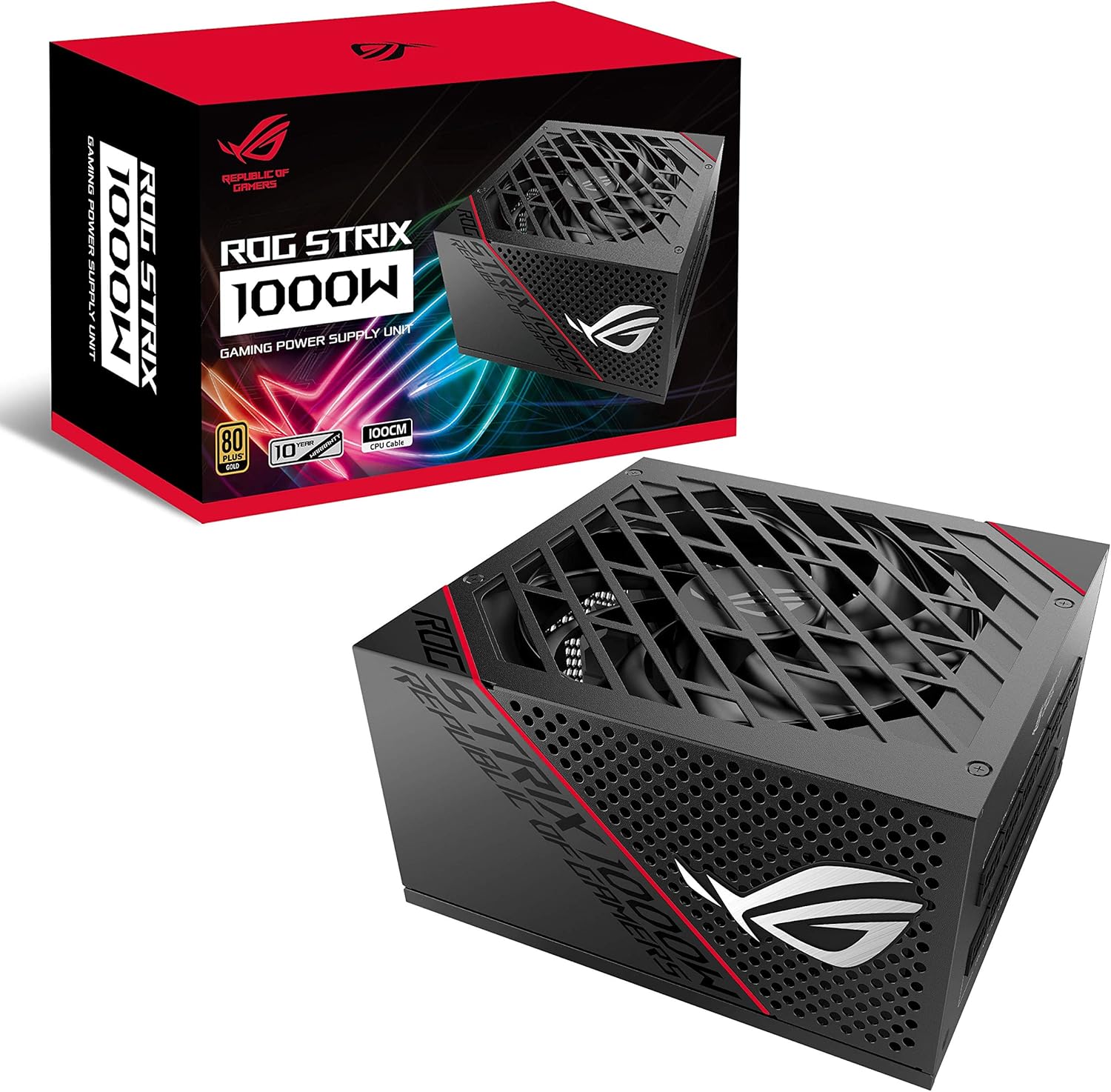 80Plus金牌认证,1000W全模 ASUS华硕 雷鹰ROG STRIX ATX台式机电源 1113.25元直邮到手,3件9折(京东秒杀价1384元) 值值值-买手聚集的地方