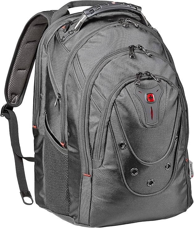 wenger 威戈 605501 17 英寸 ibex 125 周年笔记本电脑背包 带平板