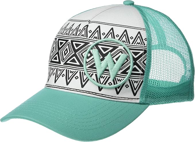wrangler女士阿兹特克网眼后背卡车司机帽
