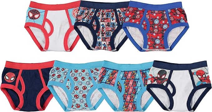 marvel 男童蜘蛛侠图案内裤 7 条装 多种颜色 2t / 3t