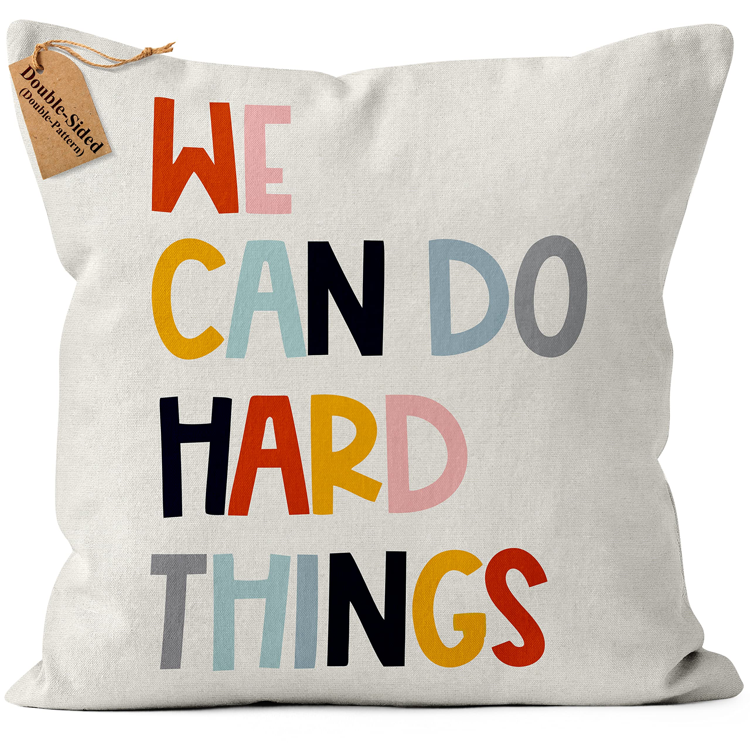 Kies HOME®(Double sided) Decorative Pillow Throw Pillow Case 45.7x45.7 Home Decor Colorful Throw Pillows Children's Throw Pillows Decorative Pillows * Good Gifts for Friends Gifts We can do things Pop