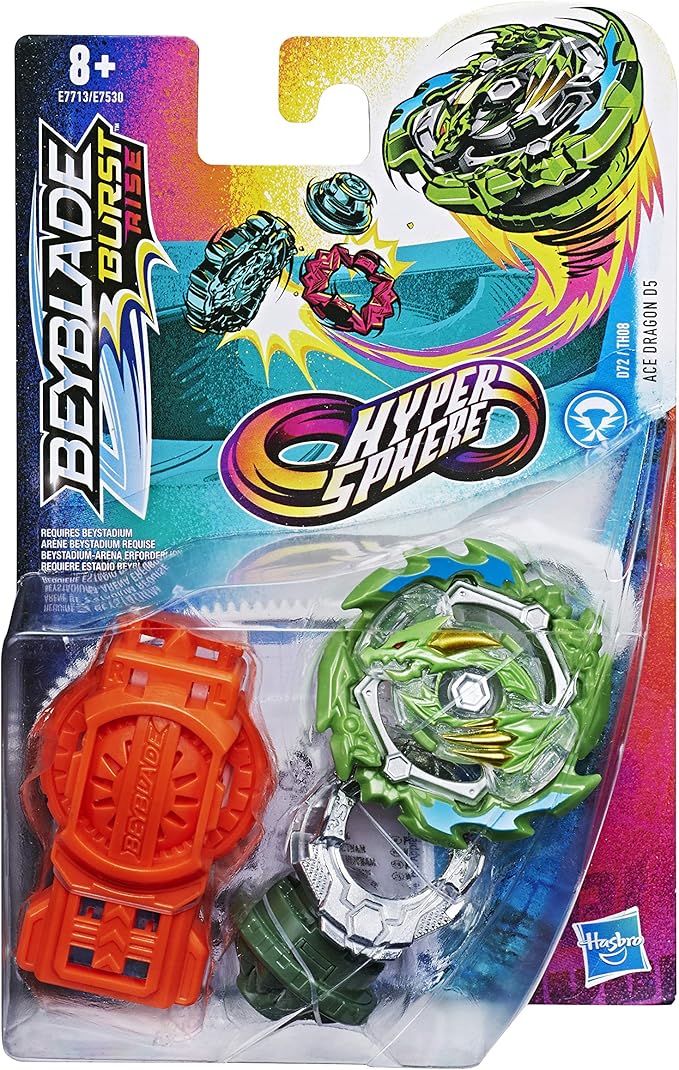 bey blade beyblade burst rise hypersphere ace dragon d5 starter