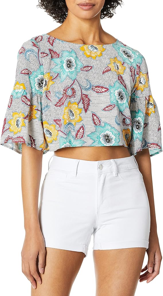 bcbgeneration 女式 batik 花卉七分上衣