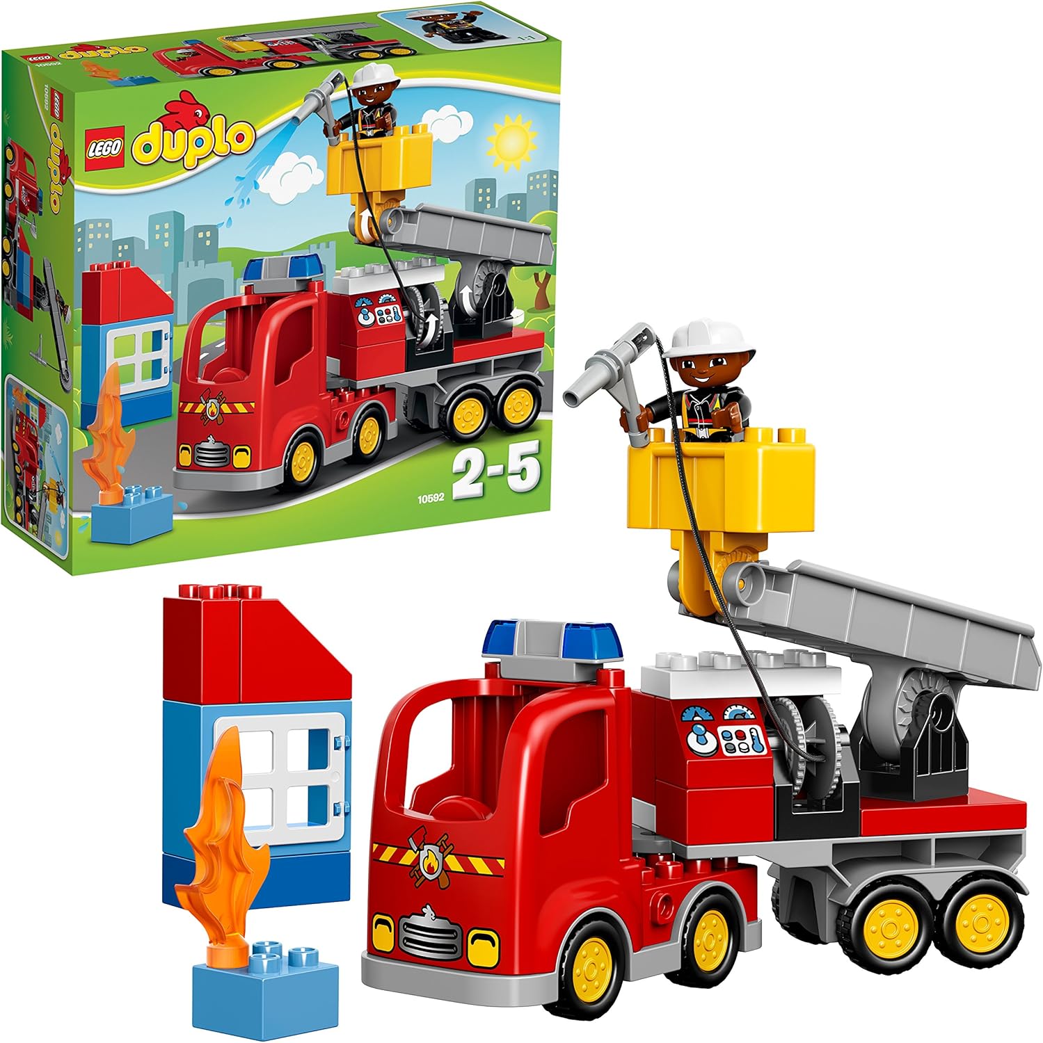 Lego 乐高duplo得宝系列消防车 亚马逊中国 玩具