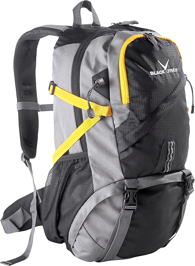 crevice explorer 背包,黑色,男女皆宜,徒步帆布背包