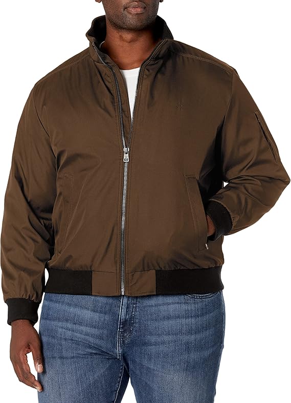 calvinklein男士防撕裂飞行员夹克