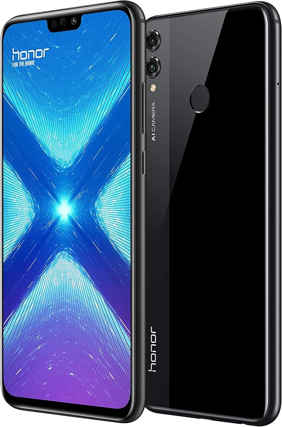 huawei 华为 honor 8x 4g 64gb dual-sim 黑色 eu : 亚马逊中国: 手机