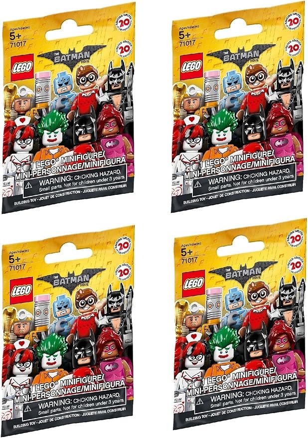 lego,乐高蝙蝠侠电影迷你人物 4 件装 (71017) 风格随机