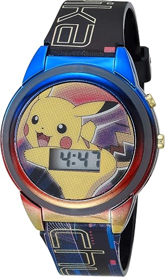 Pokemon 精灵宝可梦男童石英手表塑料表带多色15 型号 Pok4210az 亚马逊中国 钟表