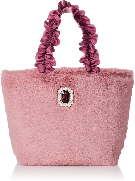 maison de fleur 大宝石毛面手提包 8a94f0j0400