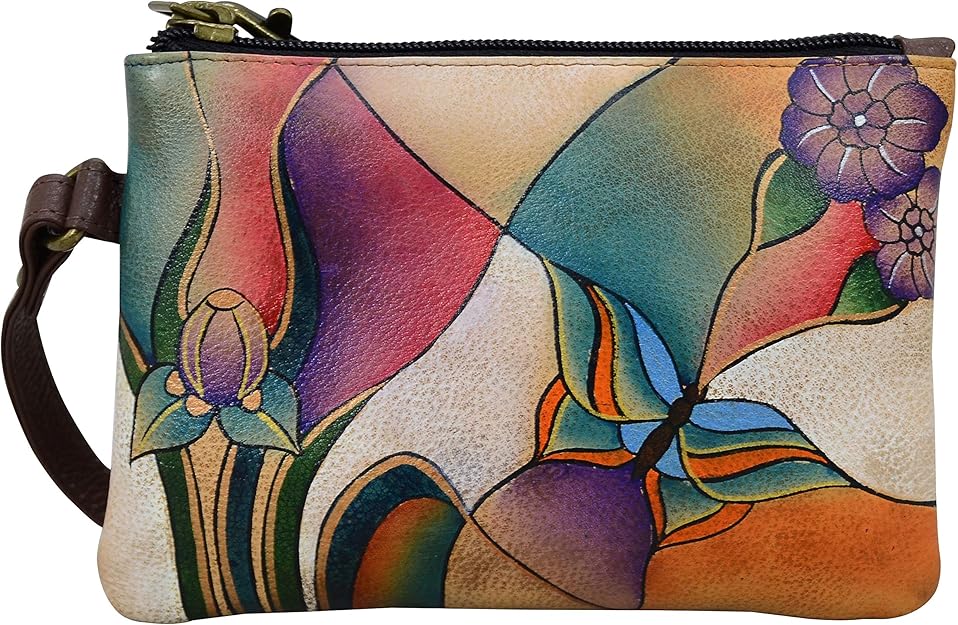 annabyanuschka手绘皮革女式零钱包