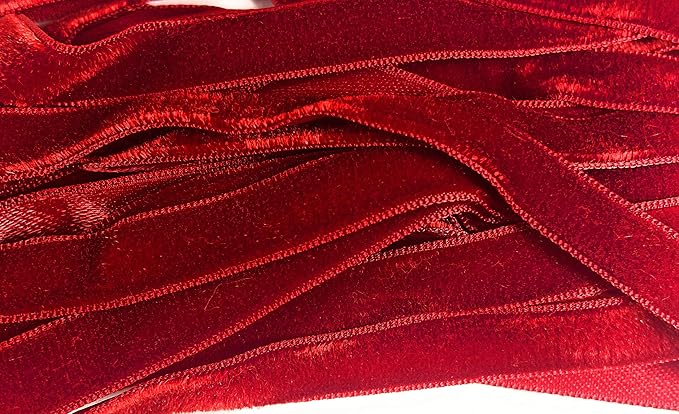 95 厘米天鹅绒丝带 -,红色天鹅绒,红色天鹅绒,维多利亚玫瑰天鹅绒,酒