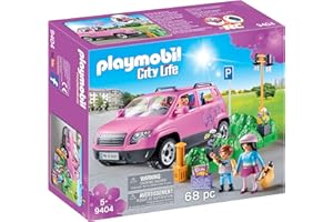 Playmobil 摩比世界 City Life 9404 家庭小汽车 带车位道具，适于5岁以上儿童
