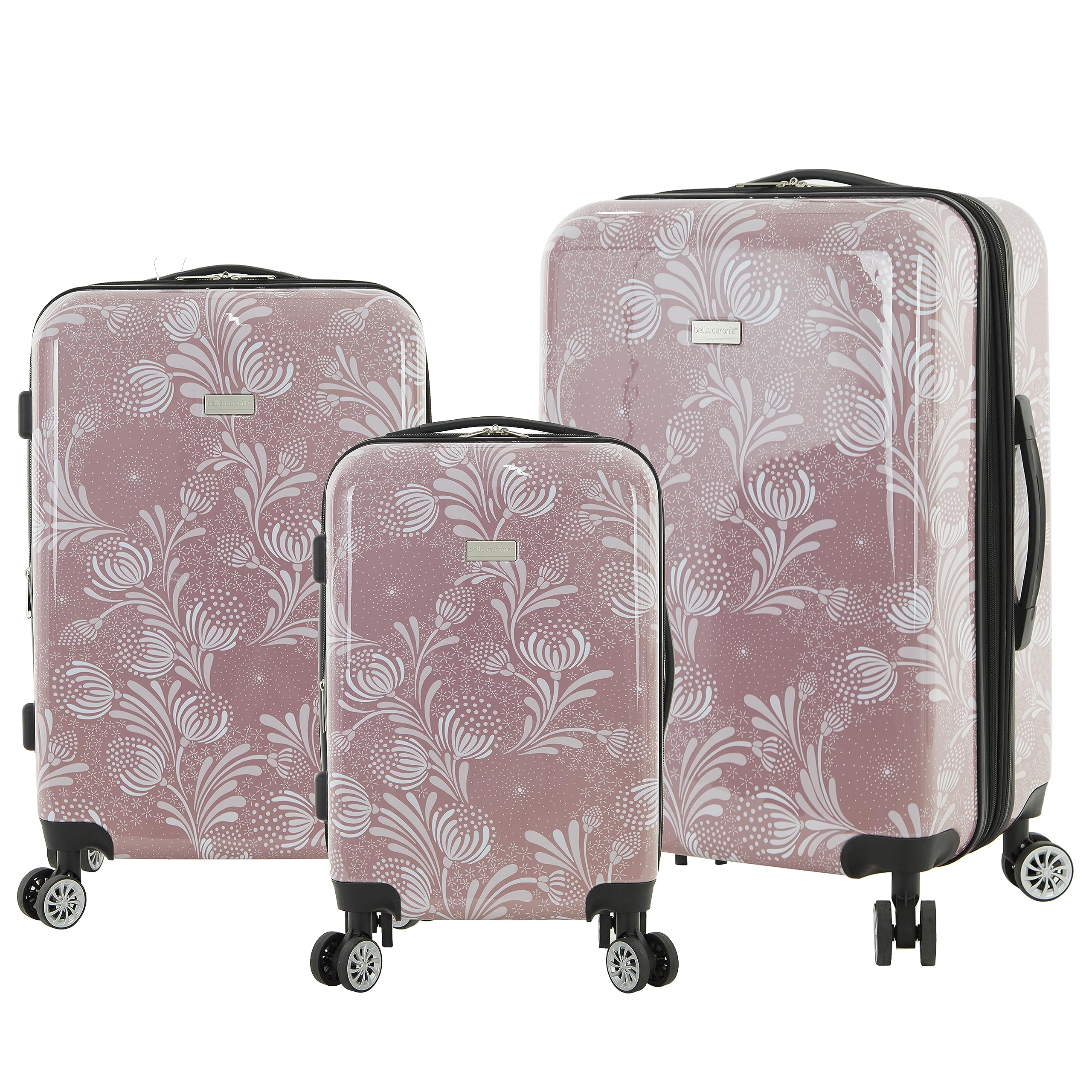 Travelers Club Bella Caronia Luxury 20 inch, 3 piece, 7 piece luggage and travel accessory set, Selva, 3 piece set, Bella Caronia Luxury 20 inches (approximately 50.8 cm), 3 or 7 piece luggage and tra