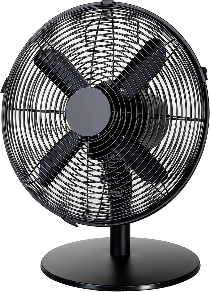 zanussi znmdf1201mb 12 英寸金属台式风扇,3 档速度设置,轻巧,1.