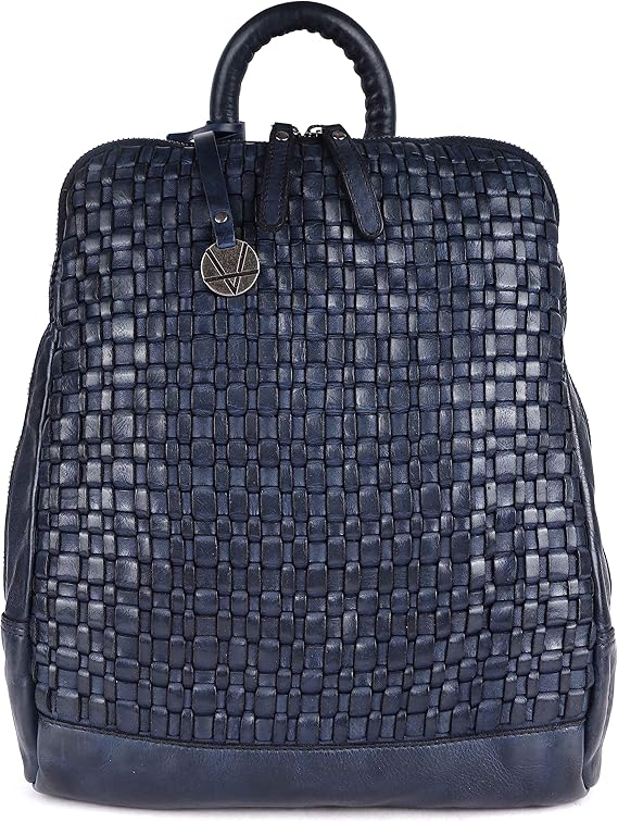 vilenca holland 笔记本电脑背包男士女士时尚 pu 皮革迷你休闲背包带