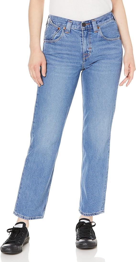 levi's 李维斯 牛仔裤 lr low pro 直筒修身 女士