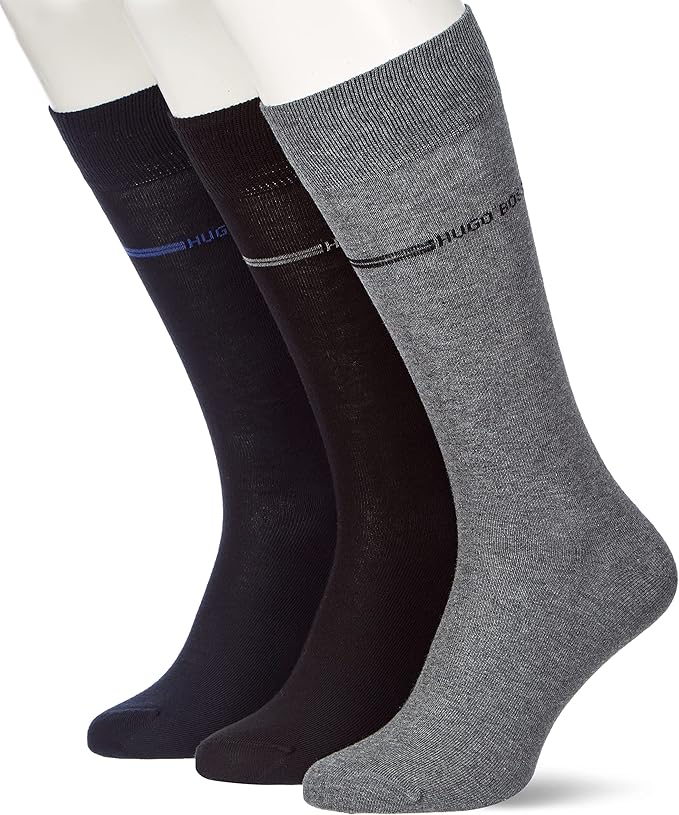 boss 男士 5p gift set cc 弹力棉袜 五件装 多色 40-46 【hugo boss