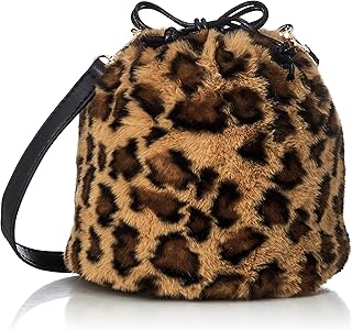 moonbat 毛包 女士 圆筒 蓬松 柔软 秋冬 棕色 25-915-05031 17×15