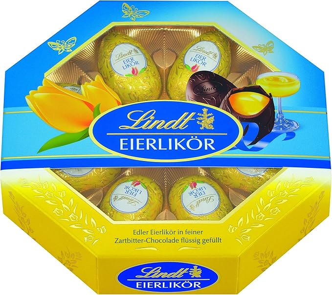 酒心巧克力蛋 | 4 x 144 克 | 复活节巧克力 | 复活节彩蛋 | 朱古力蛋