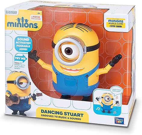 Minions Dancing Stuart 会跳舞会说话小黄人玩具 玩具 亚马逊中国