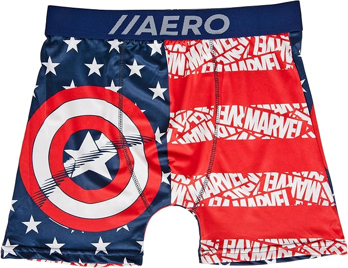 marvel美国队长星条旗航空平角内裤